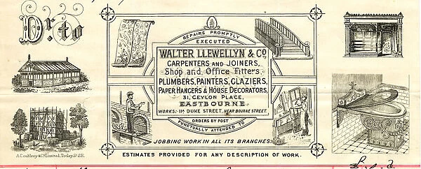 Stationery, Walter Llewellyn & Co, Eastbourne, Sussex