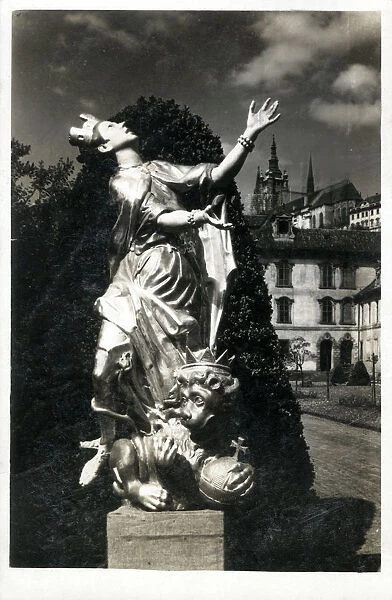 Statue in Prague - Czech Republic