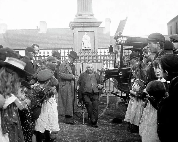 A street dentist at Ballyclare May Fair in 1883
