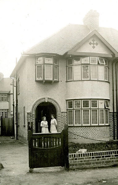 Suburban semi-detached house of the 1930s