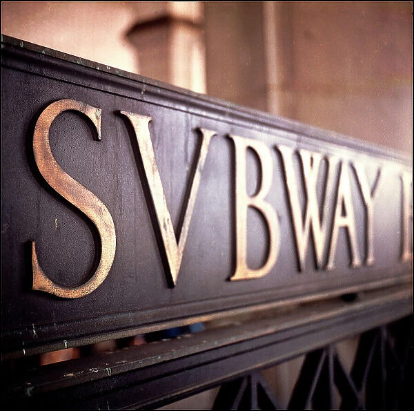 Subway sign New York