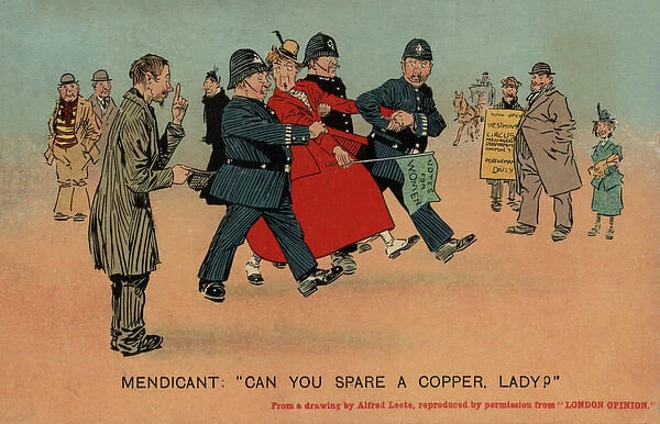 Suffragette Policeman Beggar