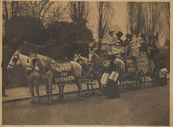 Suffragette Votes for Women Press Cart