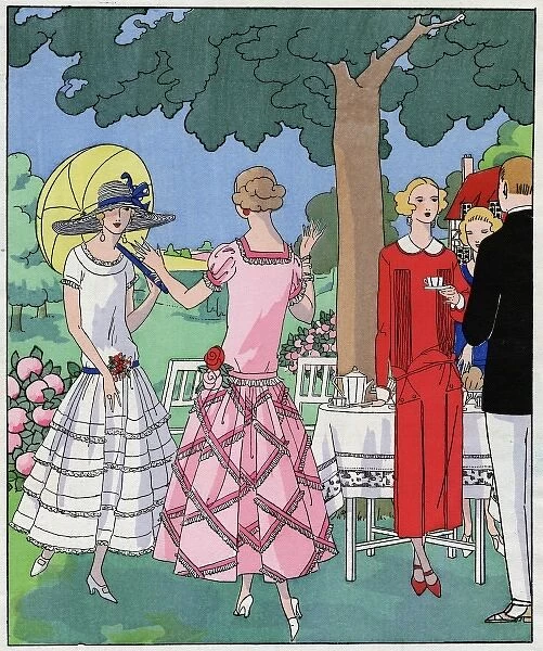 Three summer outfits by Jean Patou and Doucet