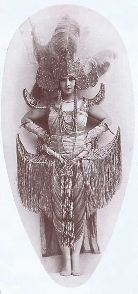 Tai-Be, one of the dancers at the Moulin Rouge