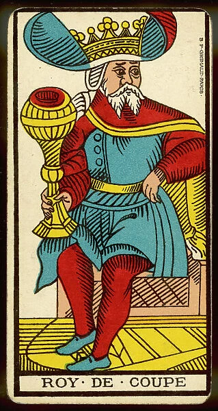 Tarot Card - Roy de Coupe (King of Cups)