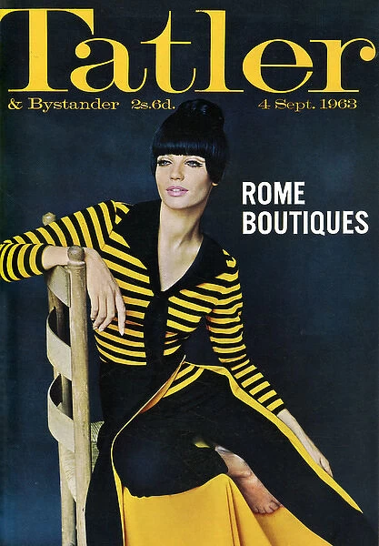 Tatler front cover, Rome Boutiques, 1963