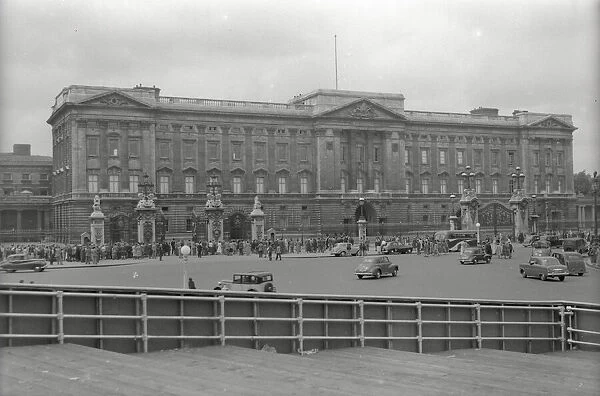 Temp Seats, Buckingham Palace - Coronation of Elizabeth II