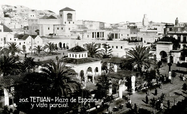 Tetouan, Morocco - Plaza de Espana