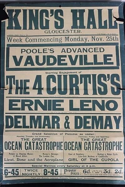 Theatre poster - The Great Ocean Catastrophe
