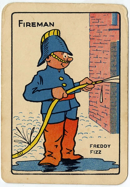 Tinker, Tailor playing card - Fireman