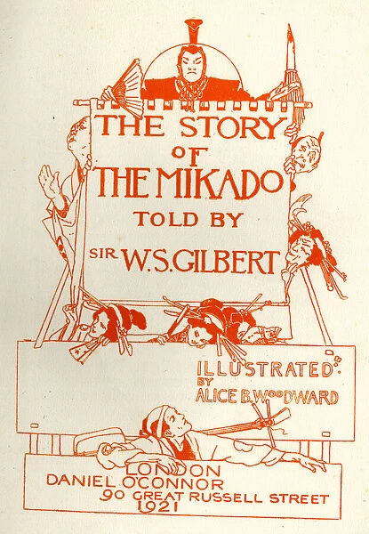 Title page, The Story of the Mikado