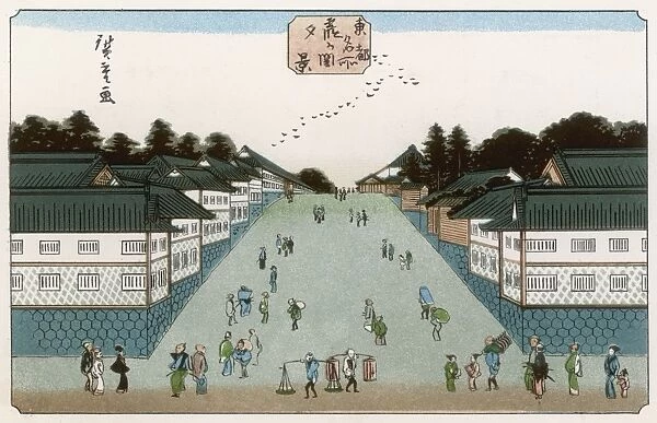 Tokyo  /  Street Scene 1858