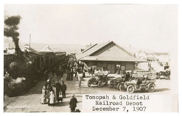 Tonopah & Goldfield Railroad Depot, Nevada, USA