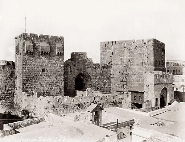 The Tower of David the Jaffa Gate Jerusalem, modern Israel