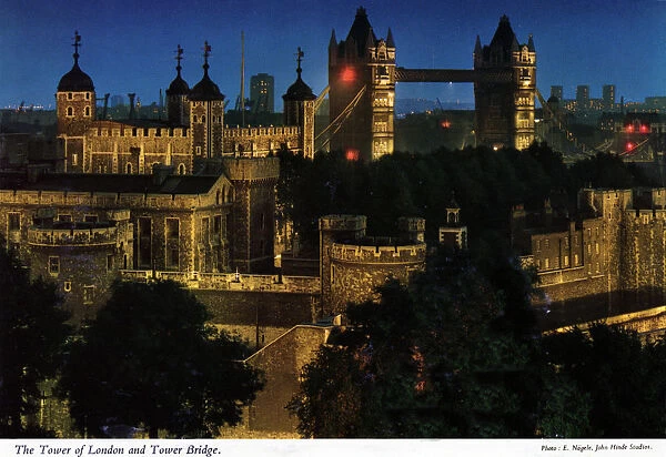 The Tower of London and Tower Bridge