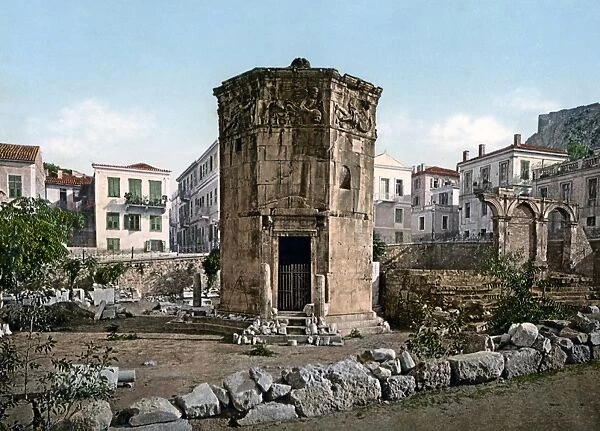 Tower of the Winds, Athens, Greece, circa 1890s