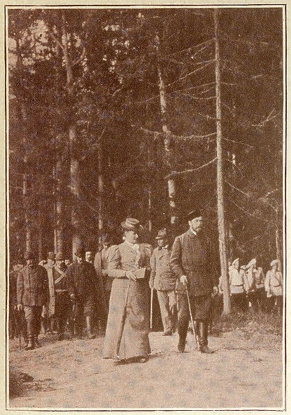 Tsar Nicholas II and the Tsarina - Bialowieza Forest