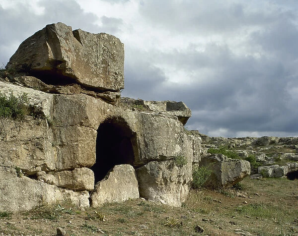 Turkey. Gokcetoprak. View of the entrance of the cave church