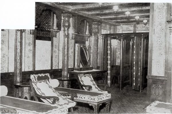 The Turkish Bath Cooling Room on board the Titanic