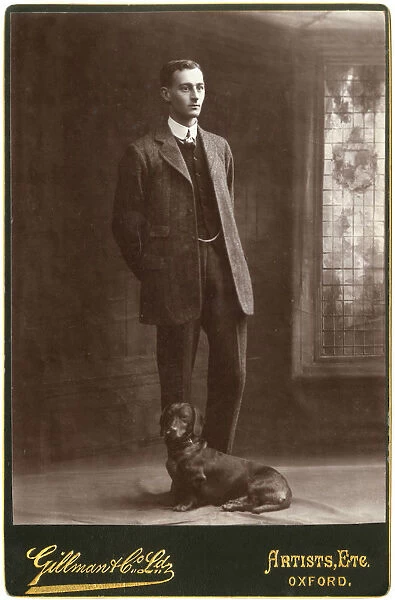 Uncle Tony, with his dachshund Solon - Oxford