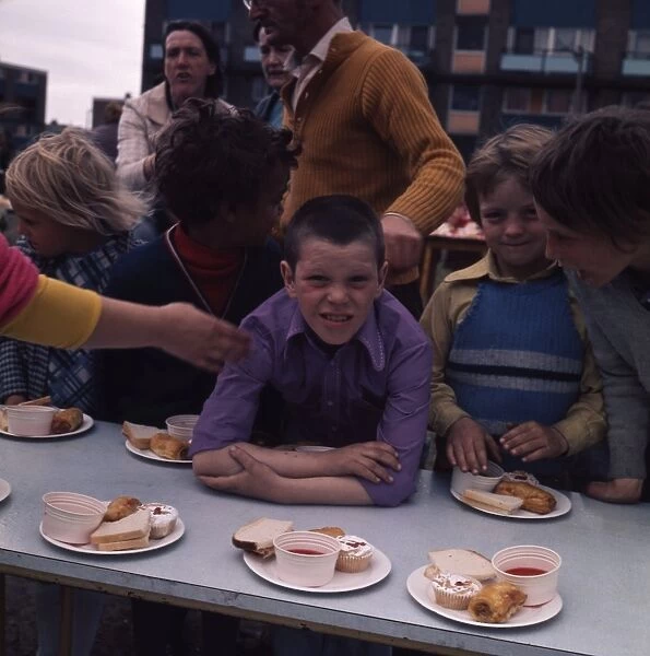 Untitled. Street party, Queens Jubilee Middlesbrough 1977