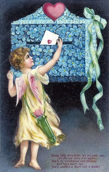 Valentine Card  /  Cupid