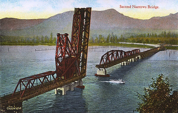 Vancouver, British Columbia, Canada - The 2nd Narrows Bridge