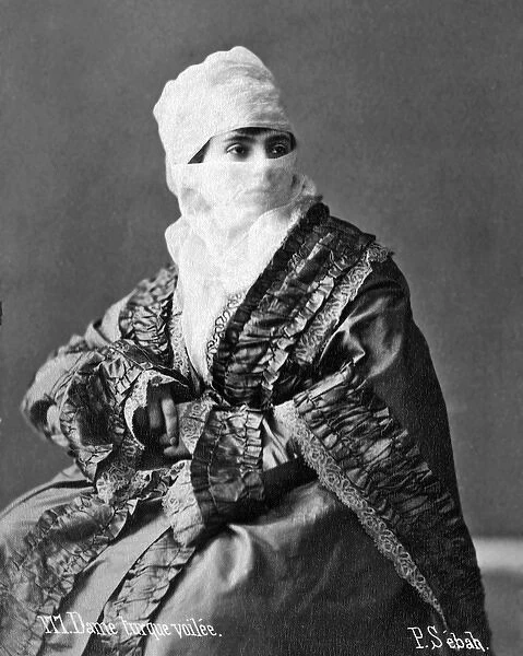 Veiled Turkish woman