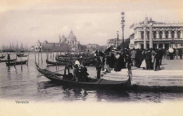 Venice, Italy - Waterfront before the Doges Palace