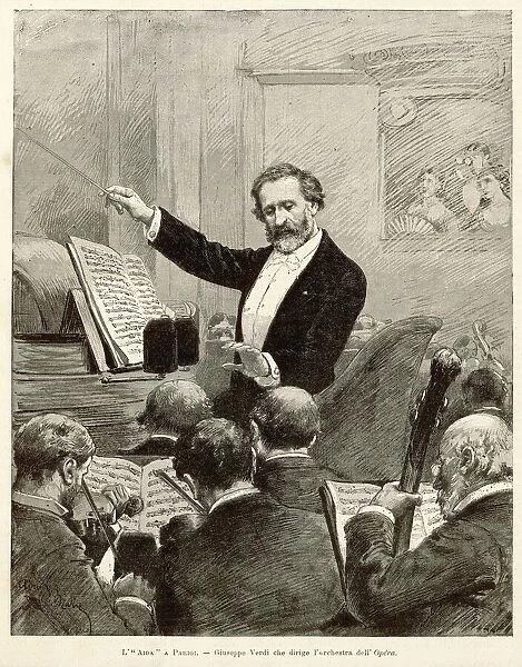 Verdi conducts Aida