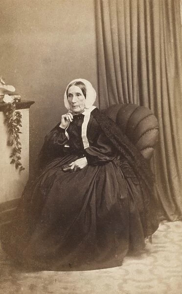 Victorian widow, Mrs Lort Mansel
