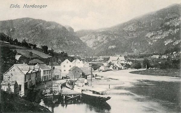 View of Eide, Hardanger, Norway