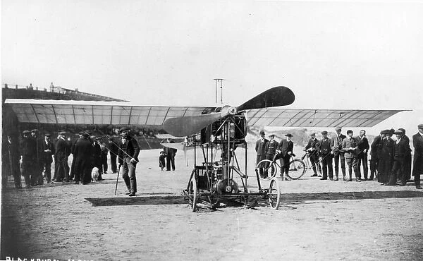 Front view of the First Blackburn Monoplane