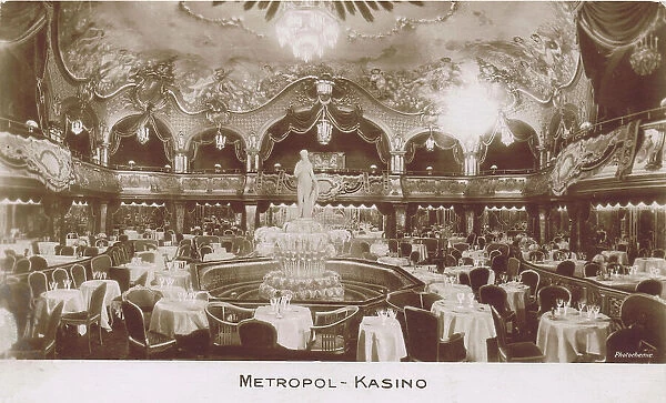 A view of the interior of the Metropol Kasino, Berlin