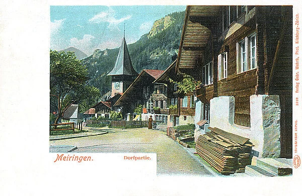 View of Meiringen, Berne, Switzerland