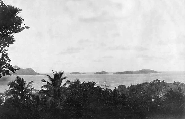 View of various Seychelle Islands