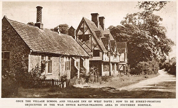 The former Village School and Village Inn of West Tofts