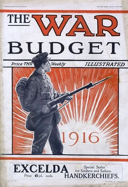 War Budget cover - 1916