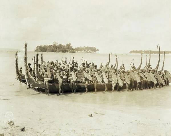 War canoe, Vella Lavella