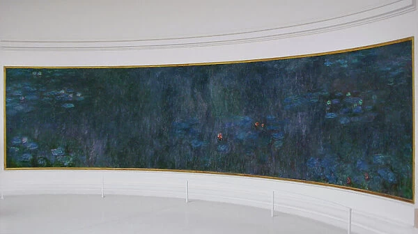 The Water Lilies: Trees Reflections by Monet