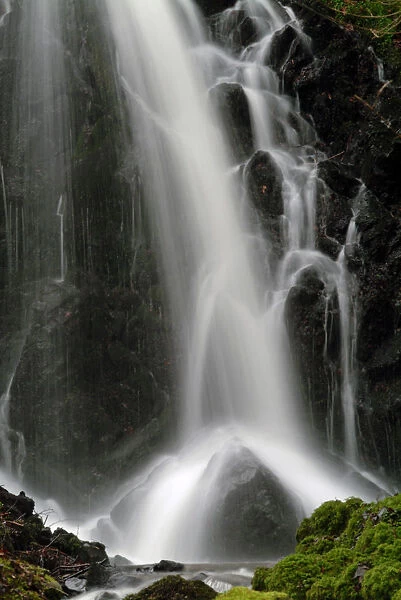 Waterfall on Spout Burn, Lochhill, near Kirkcudbright