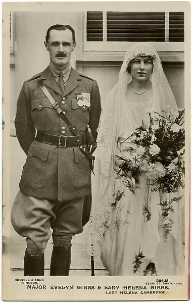 Wedding of Major Evelyn Gibbs to Lady Helena Cambridge