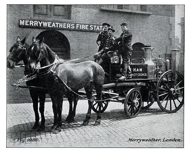 West Ham horse-drawn fire engine