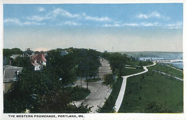 Western Promenade, Portland, Maine, USA