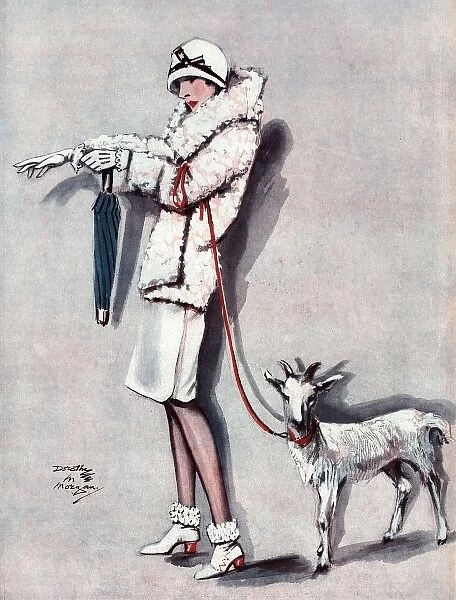 White Kid and Woolly Lamb by Dorothy Morgan