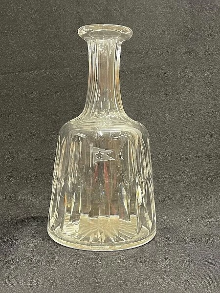 White Star Line, crystal decanter with logo