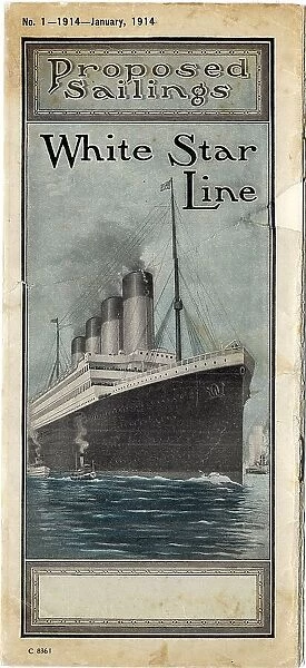 White Star Line, RMS Olympic - Proposed Sailings
