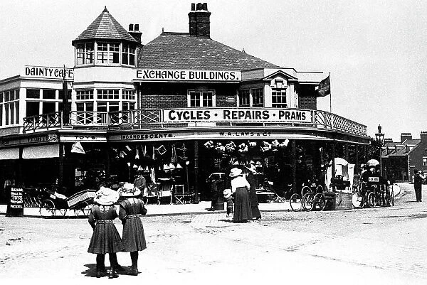 Whitley Bay Exchange Buildings early 1900s