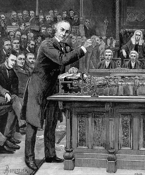 William Ewart Gladstone in the House of Commons, 1886